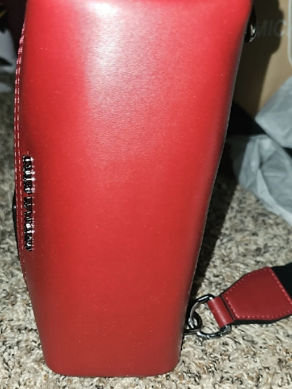 Michael Kors Men’s Red MK Signature Belt Bag - Picture 10 of 16